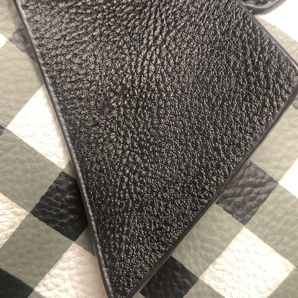 Betsey Johnson black and white check satchel - Picture 9 of 11